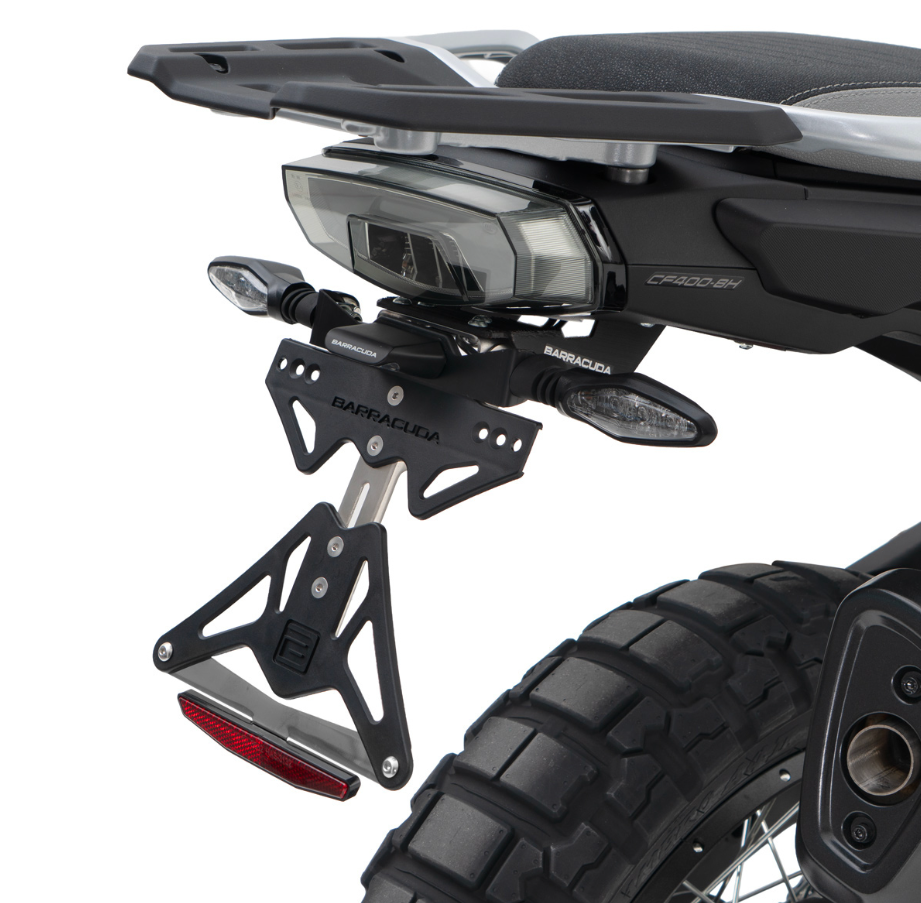 Стойка за номер за оригинални мигачи BARRACUDA CF Moto 450MT